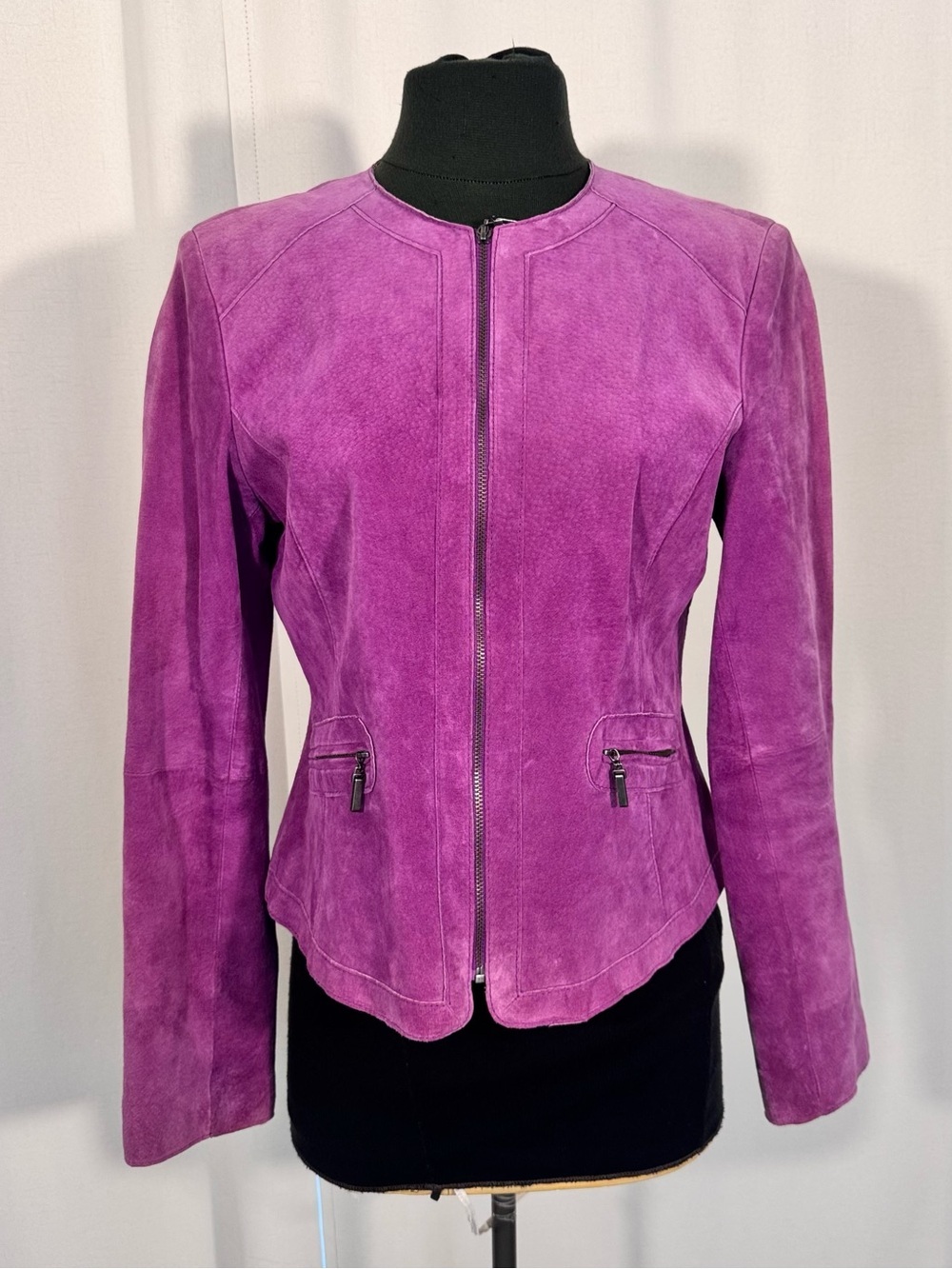 Jones New York Purple Suede Jacket